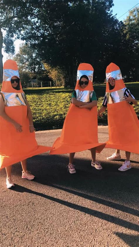 Traffic Cone Costumes In 2022 Halloween Costumes For Teens Trendy Halloween Costumes Cute