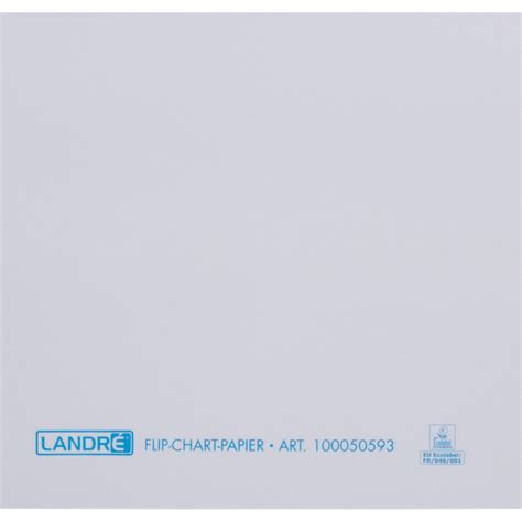 LANDRÉ Flip Chart Block 20 Blatt blanko 650 x 980 mm 100050593 bei