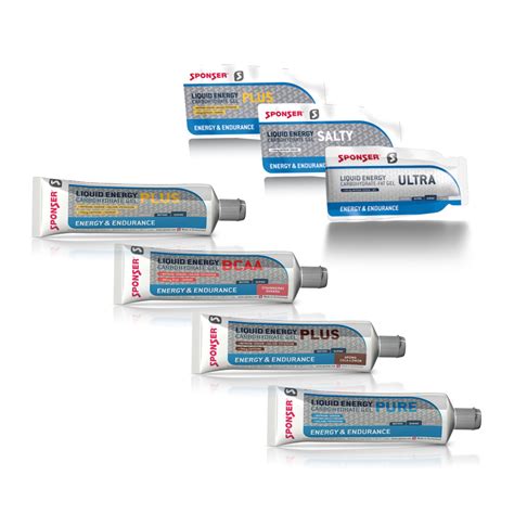 LIQUID ENERGY гелове на SPONSER® | SPONSER® Магазин за Хранителни добавки