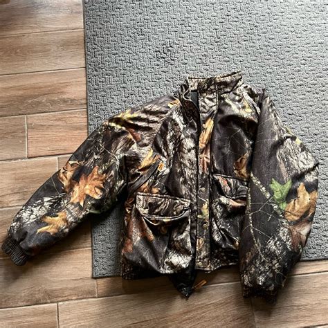 Mens Camouflage Insulated Hunting Jacket Gem