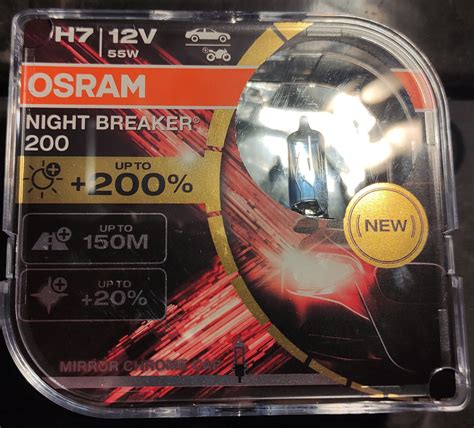 Тест ламп H7 Osram Night Breaker 200 vs Bosch Gigalight Plus 120 KIA