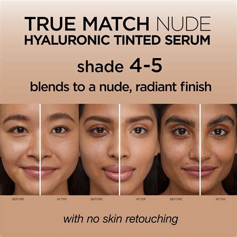 L Oreal Paris True Match Nude Hyaluronic Tinted Serum The St Tinted Serum With Hyaluronic
