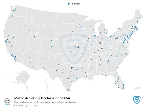 List of all Mazda dealership locations in the USA - ScrapeHero Data Store