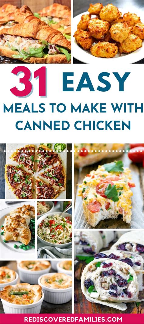 30 Easy Canned Chicken Recipes | Rediscovered Families