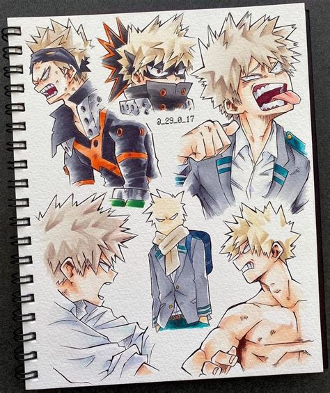 Feature Page On Instagram Incredible Drawing Of Bakugo Follow