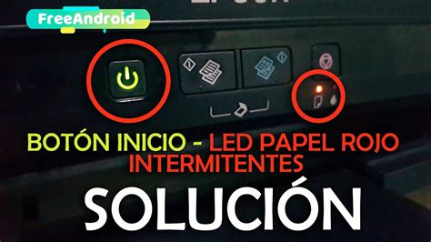 LUZ PAPEL INTERMITENTE IMPRESORA EPSON L210 LED DE PAPEL PARPADEA