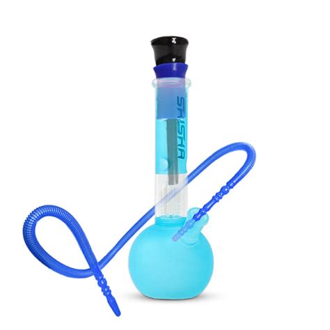 Tree Percolator Round Base Glass Waterpipe With Ice Catcher 26cm