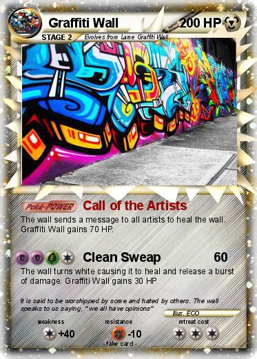 Pokémon Graffiti Wall Call Of The Artists My Pokemon Card