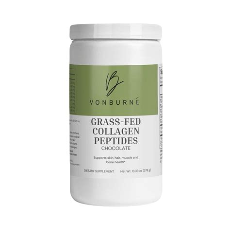 Grass Fed Collagen Peptides Powder Chocolate Vonburné