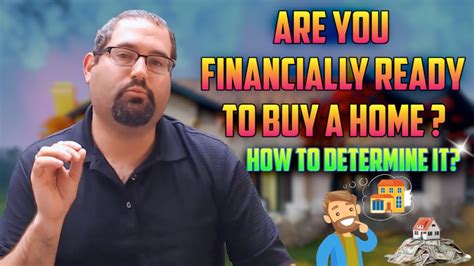 How Do You Determine If You Are Financially Ready To Buy A Home Youtube