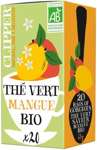 Clipper Th Vert Bio Mangue Gorgeous Issu Du Commerce Quitable