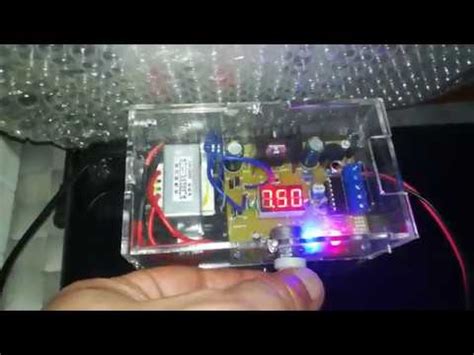 Orologio A LED Ed Alimentatore Variabile Con LM 317 DIY YouTube