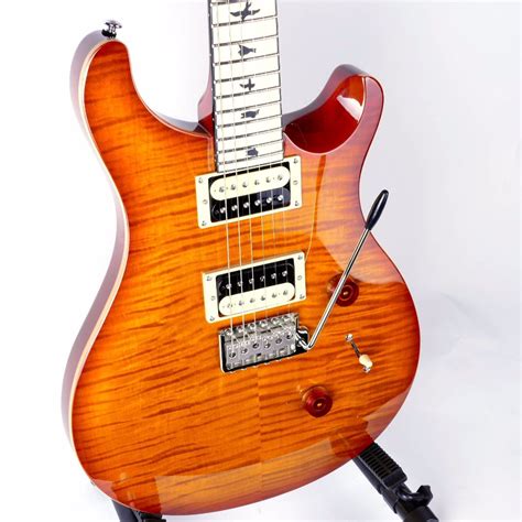 Prs Ltd Edition Se Custom 24 Satin Maple Neck Vintage Sunburst Live