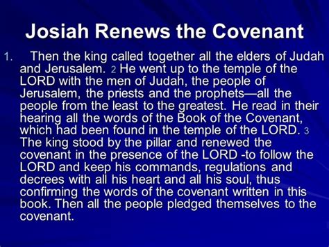 2 Kings 23, Josiah Restores the Worship, Impending Judgment on Judah ...