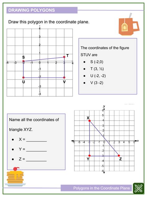 Coordinate Plane Worksheets 6th Grade