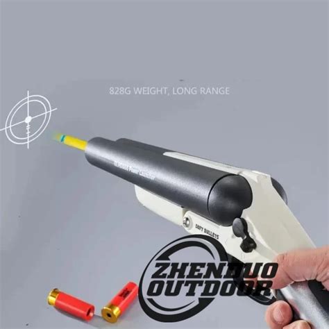 Zhenduo Outdoor Hds Nerf Sawed Off Double Barrel Shotgun Fun Toys