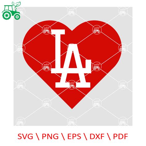 Los Angeles Dodgers Svg Sports Logo Svg Mlb Svg Baseball Inspire