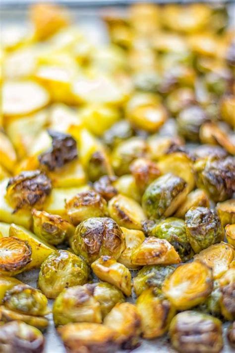 Balsamic Brussels Sprouts Potato Salad Contentedness Cooking