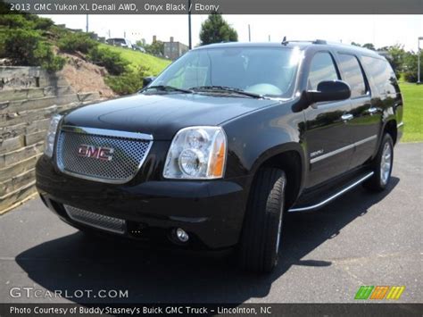 Onyx Black Gmc Yukon Xl Denali Awd Ebony Interior Gtcarlot