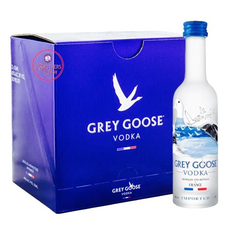 Grey Goose Vodka Miniature Shots 12 Of 50ml 3brothersliquor