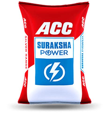 Acc Suraksha Power Cement Packaging Size Kg At Rs Bag In Bhilai