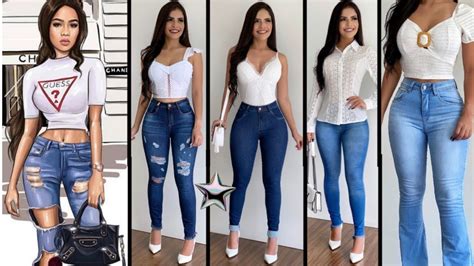 MODA 2020 OUTFITS CON JEANS Y TACONES PARA LUCIR PERFECTA DENIM JEANS