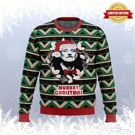 A Very Murray Christmas Ugly Sweaters For Men Women Rugcontrol