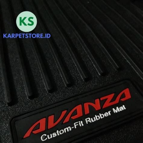 Jual Karpet Karet Mobil All New Avanza Veloz Premium Logo