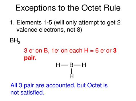 PPT - Exceptions to the Octet Rule PowerPoint Presentation, free ...