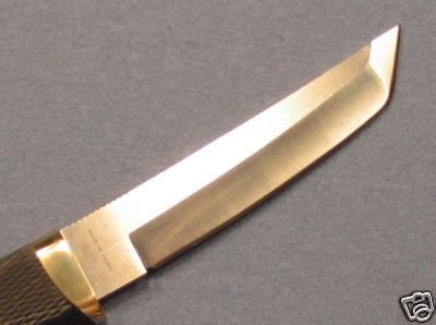 vintage cold steel mini tanto  brass fittings