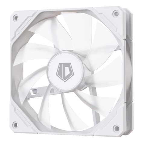 ID-COOLING TF-12025-SW Case Fan 120mm PWM Fan White LED Light CPU ...