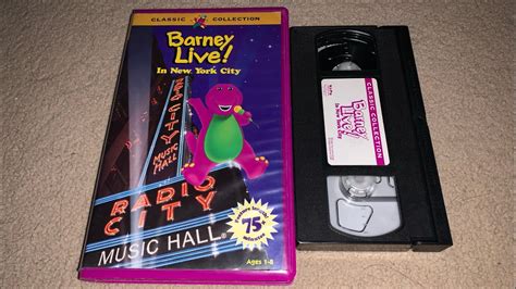 Opening To Barney Live In New York City 2000 VHS Lyrick Studios Copy