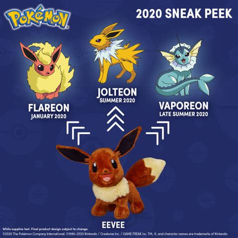 Flareon Now Available At Build A Bear Workshop In North America