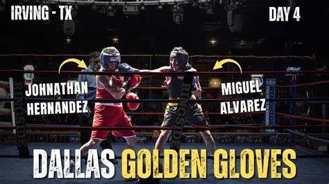 DALLAS Golden Gloves Amateur Boxers Compete On Day YouTube