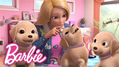 Coche Parque De Perritos Barbie Y Sus Hermanas En Busca De Off