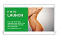 A Woman S Naked Body With A Green Label On It Business Card Template Design ID