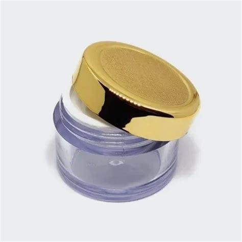 15 Gm Acrylic Cream Jar Set With Golden Cap At Rs 12 Piece Cosmetic