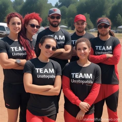Unstoppable Team | Stable Diffusion Online