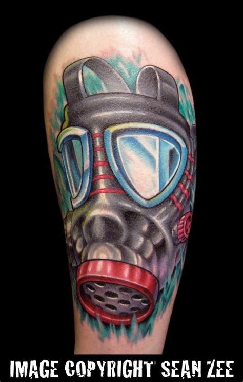 Gas Mask Tattoo