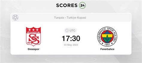 Sivasspor Vs Fenerbahce Pronóstico Para Hoy 3 Mayo 2023 Fútbol