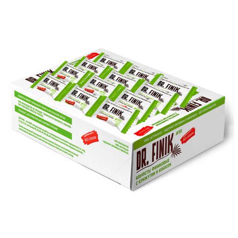 Конфеты финиковые DR. FINIK с кокосом и кунжутомбез сахара450 ...