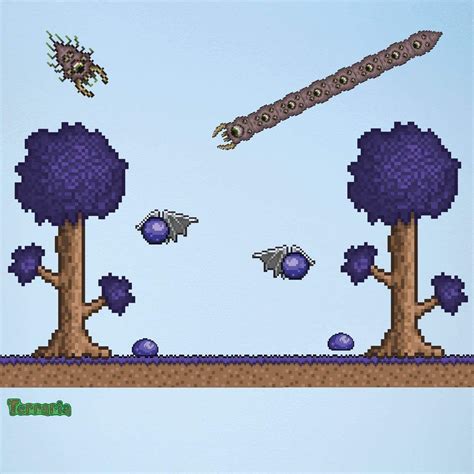 Terraria Corruption Biome Calcomanías De Pared Juego De