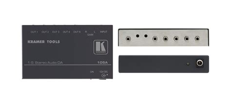 105A 1:5 Stereo Audio Distribution Amplifier