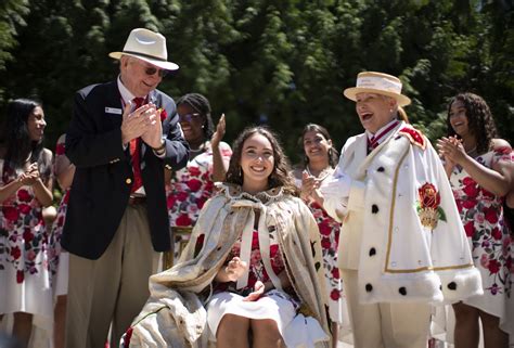 Queen Of Rosaria Joins Mother Among Portland Rose Festival Royalty