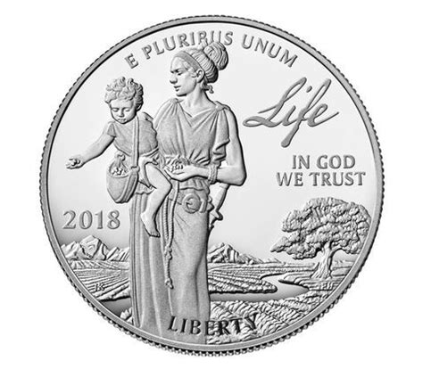 Preamble To The Declaration Of Independence 2018 Platinum Proof Coin