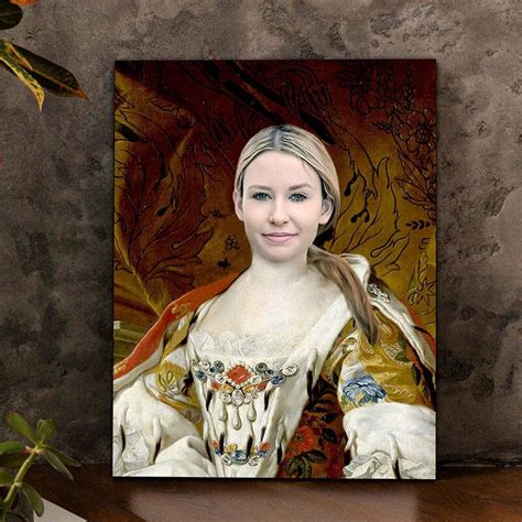 Personalized Renaissance Queen Portrait for Her [Royal Portraits]