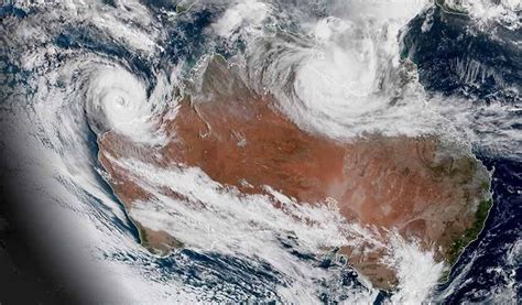 Two Category 3 Cyclones Pound Australia Weather Underground