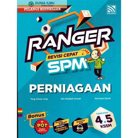 Buku Rujukan Ranger Revisi Cepat Spm Perniaggaan Tingkatan Kssm