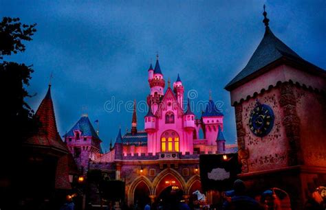 Cinderella Castle Tower Back Side Fotografia Editoriale Immagine Di