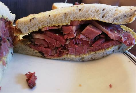 Langers Delicatessen The Legendary Pastrami Sandwich Mouth Watering